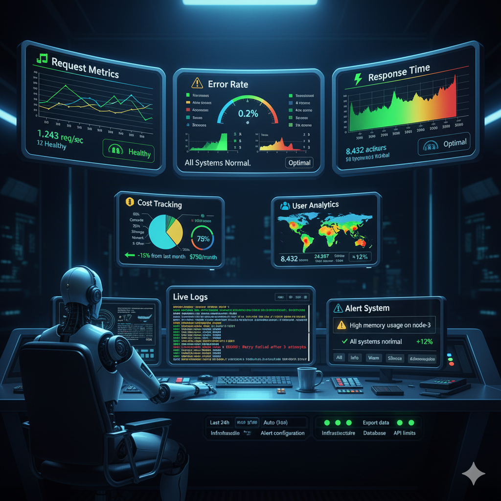 AI Monitoring Dashboard - Track Performance and Environmental Impact