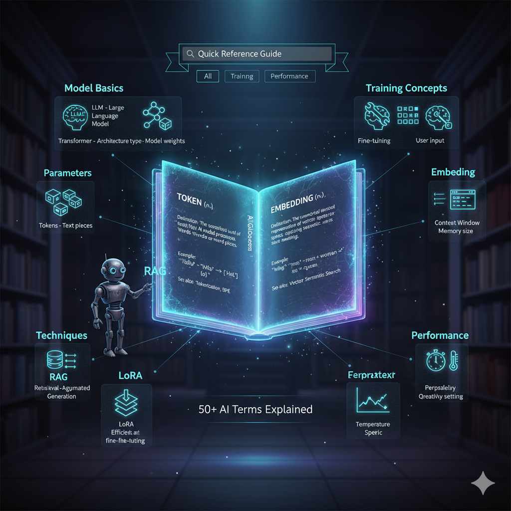 AI Quick Reference Guide - 50+ Essential AI Terms Explained